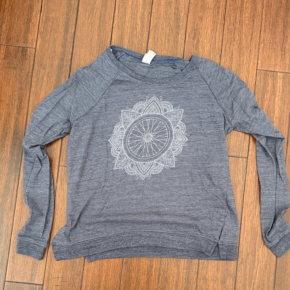Alternative Heather Blue Mandala Women's Hoodie